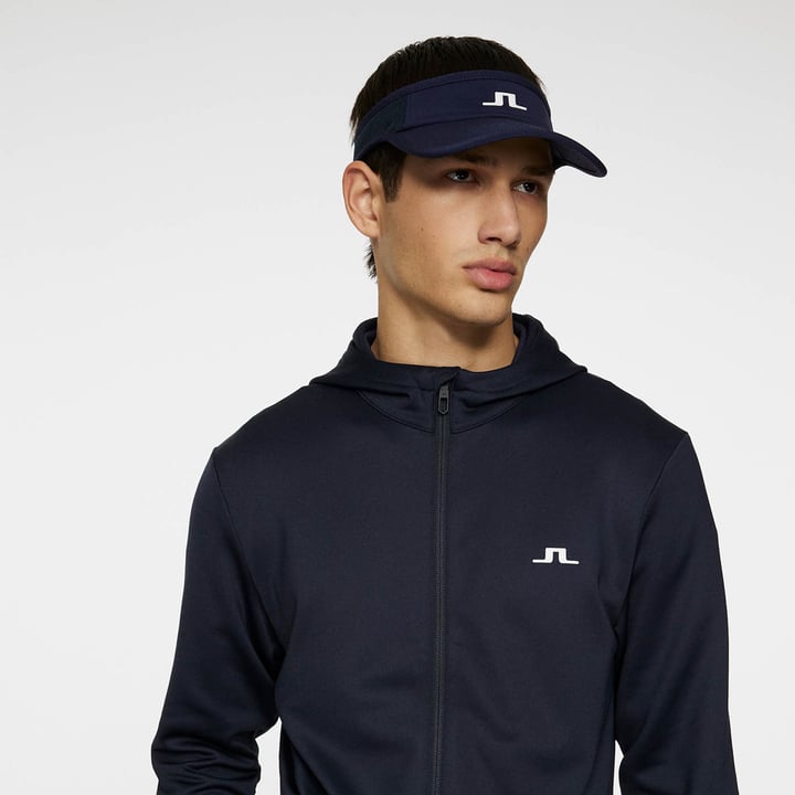 J.LINDEBERG ジップアップジャケット ネイビー Adam Quarter Zip Hood / JL Navy – J.Lindeberg